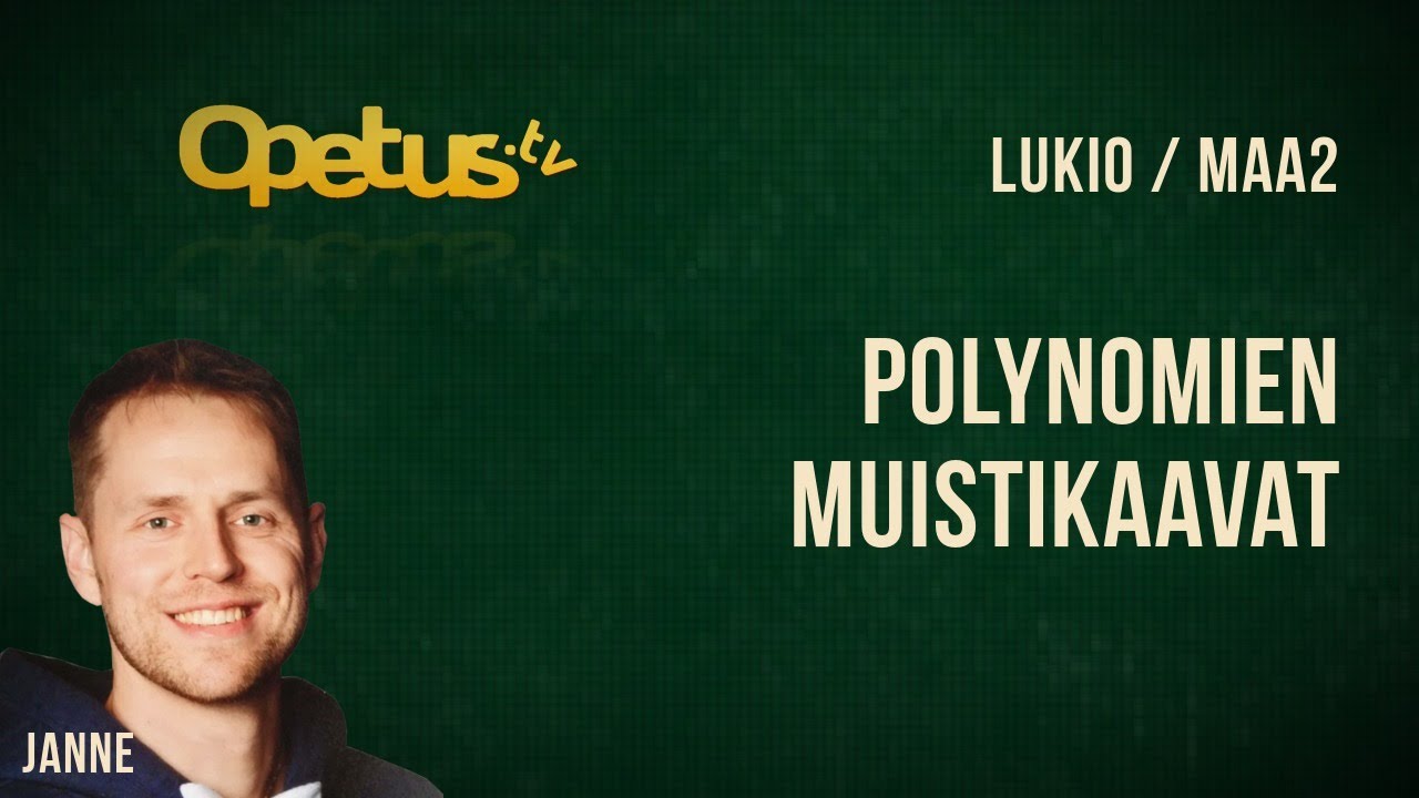 Polynomien muistikaavat