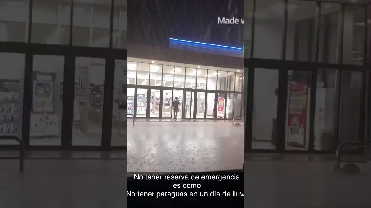 NO TENER UNA RESERVA DE EMERGENCIA ES COMO NO TENER PARAGUAS EN UN D&Iacute;A DE LLUVIA
