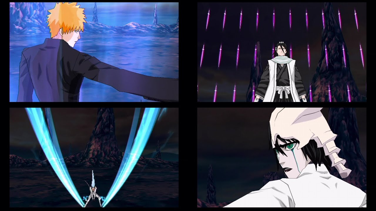 [BLEACH VERSUS CRUSADE] All character's Bankai Resurreccion and power up