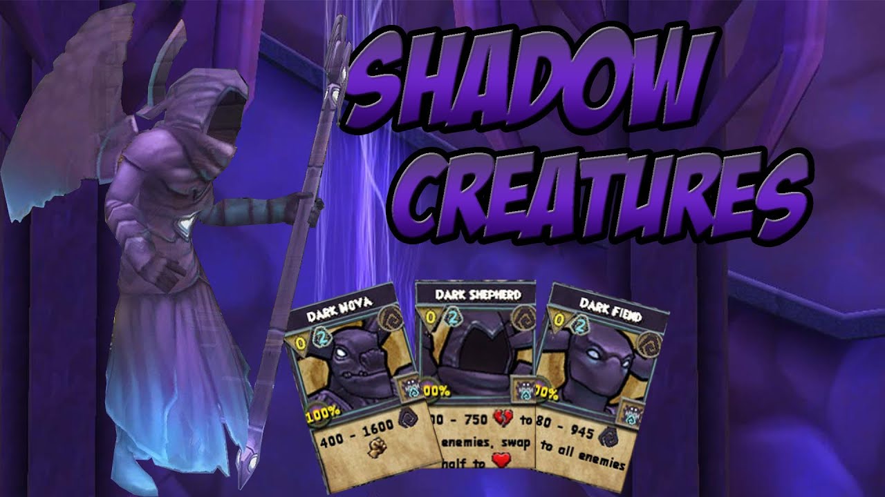 Wizard101: Применение новых заклинаний теневых существ