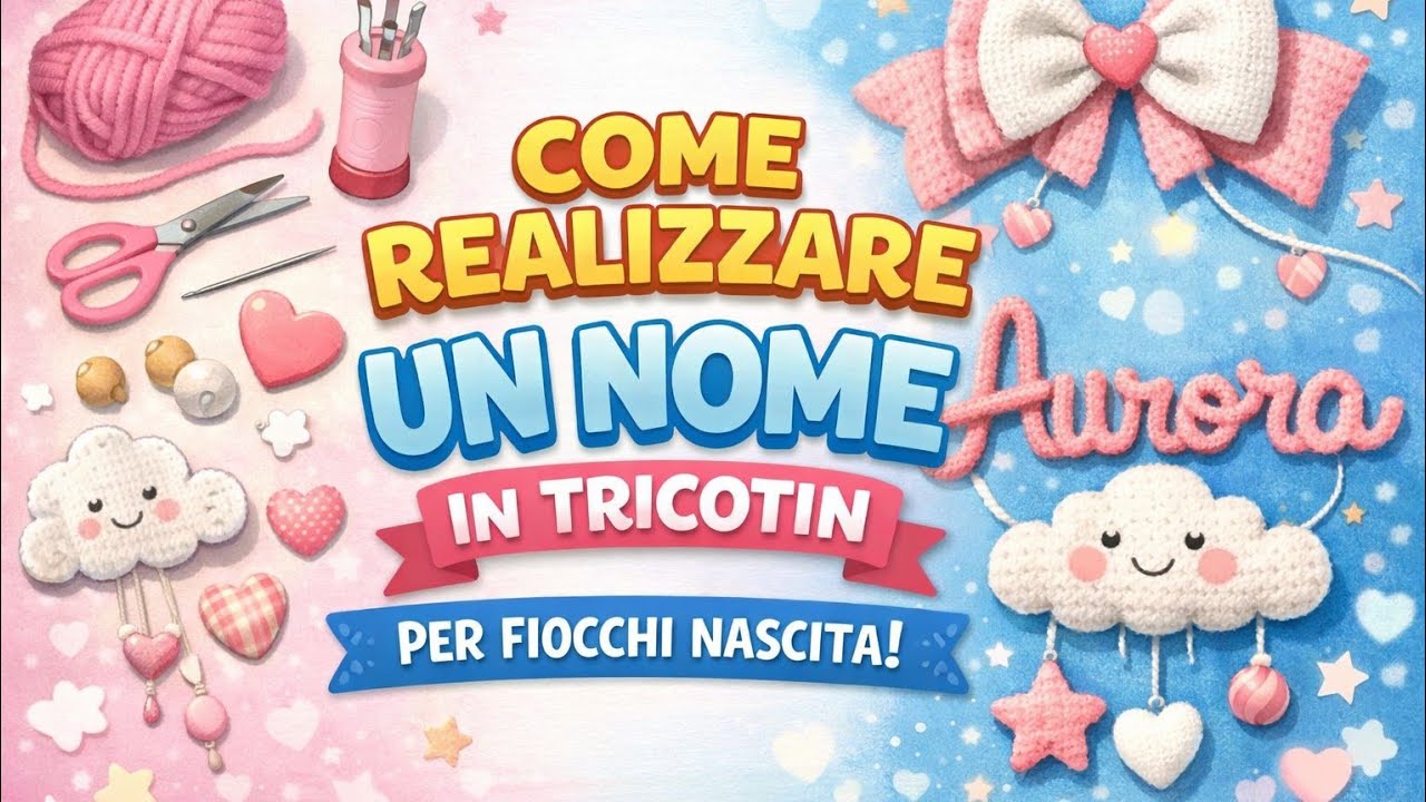 TUTORIAL DELLA REALIZZAZIONE DEL NOME IN TRICOTIN #tricotin #realizzazione #artigianalità #handmade 