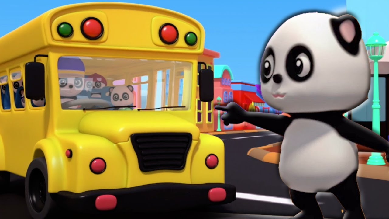 Ruedas en el autobús | canciones infantiles | Bao Panda | 3D Rhymes | The Wheels On The Bus Song