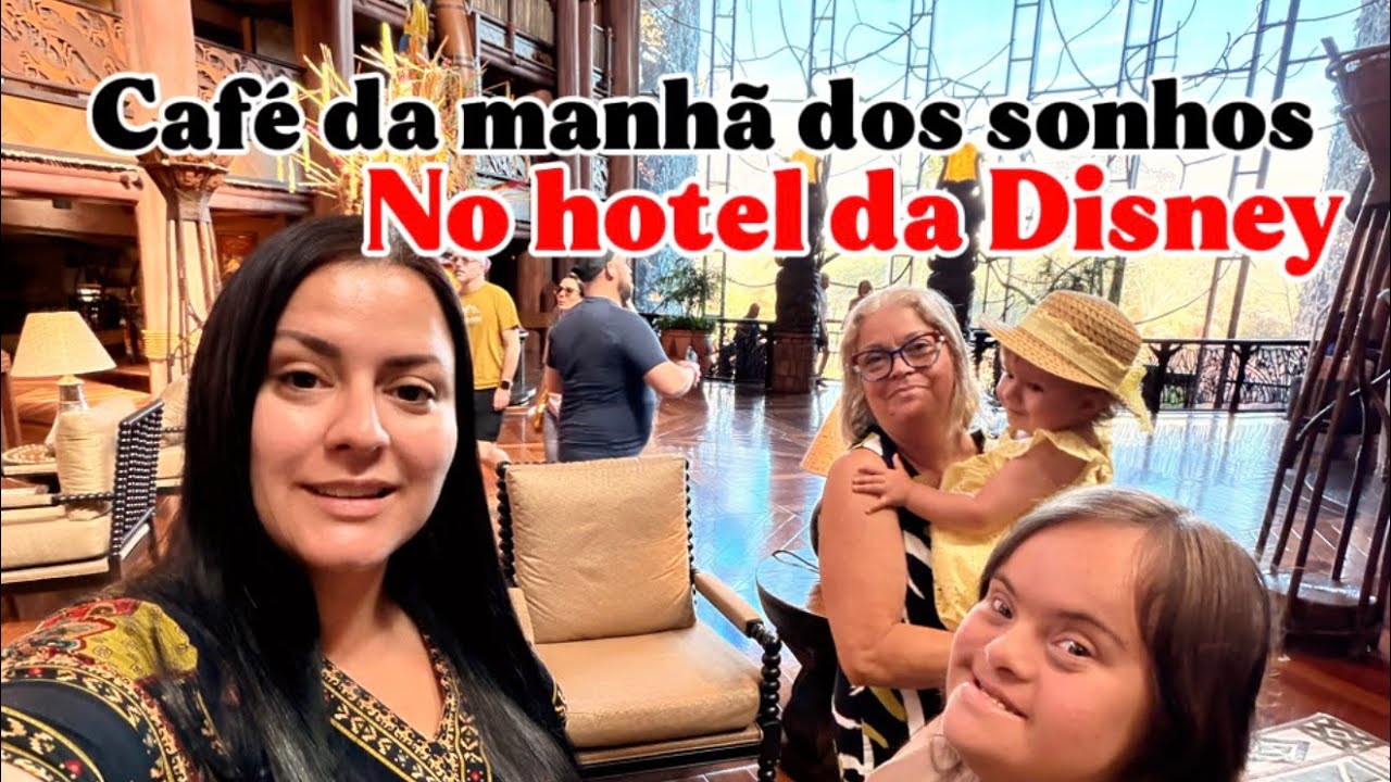 Café da manhã dos sonhos no hotel da Disney 