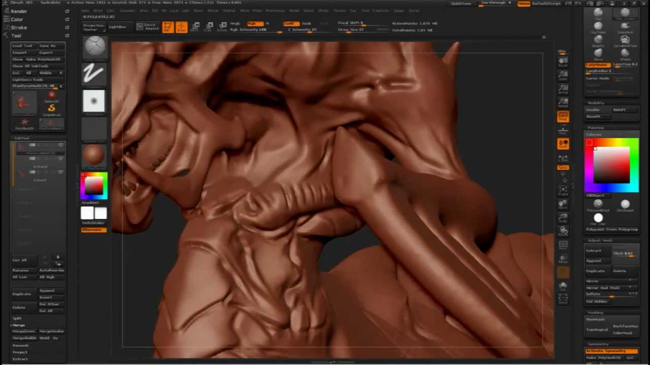 StarCraft 2 Fanart- Hydralisk Sketch Timelapse