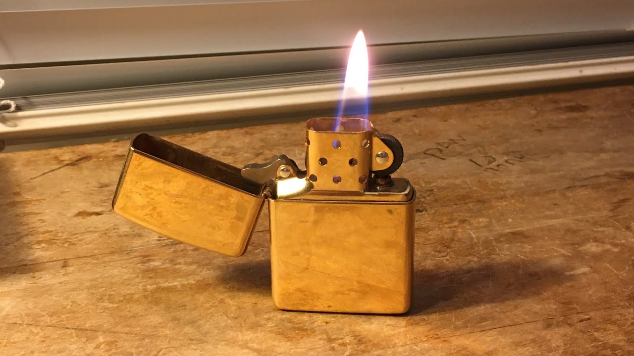 Brass armor zippo