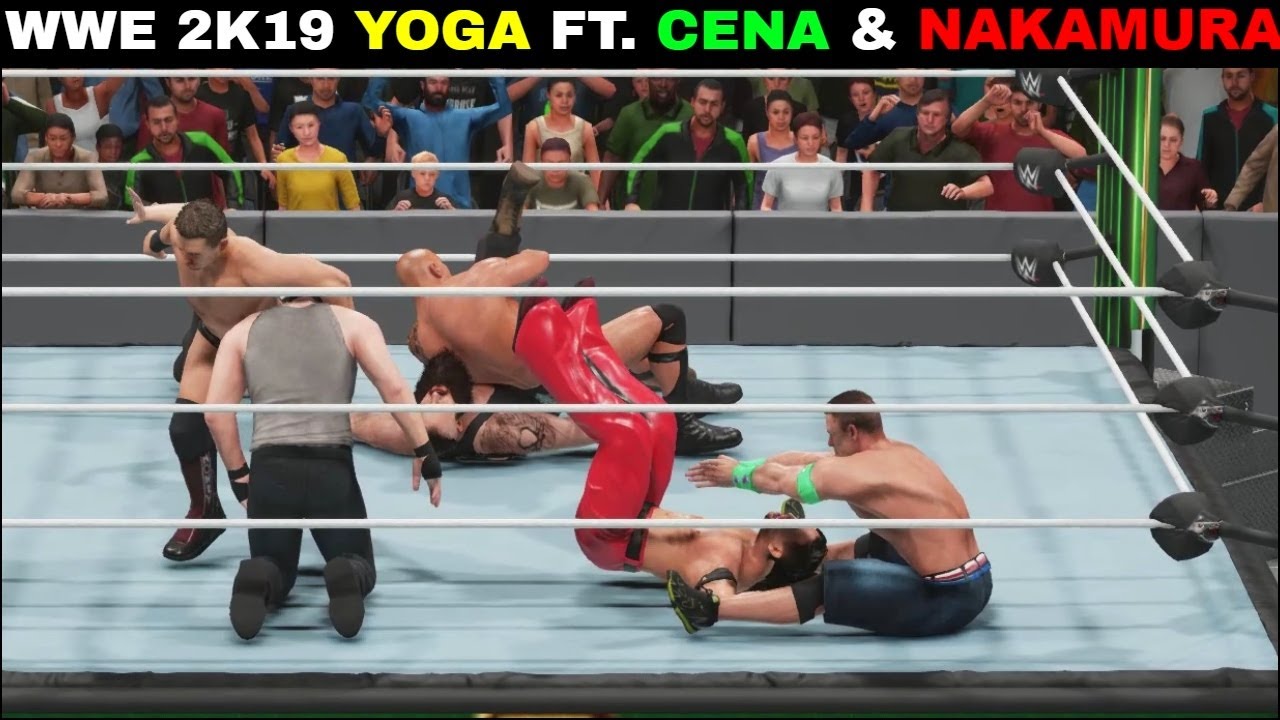 WWE 2K19 'YOGA SE HOGA' Ft. John Cena & Shinsuke Nakmaura FUNNY Gameplay | WWE 2K Funny Glitches ||
