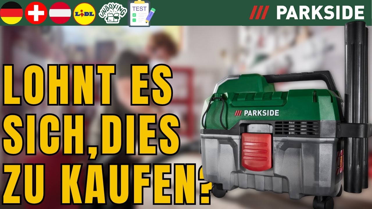 AKKU-NASS-/TROCKENSAUGER Parkside PAWD 20-Li A1 DEUTSCHLAND DEUTSCH  SWITZERLAND  AUSTRIA LIDL