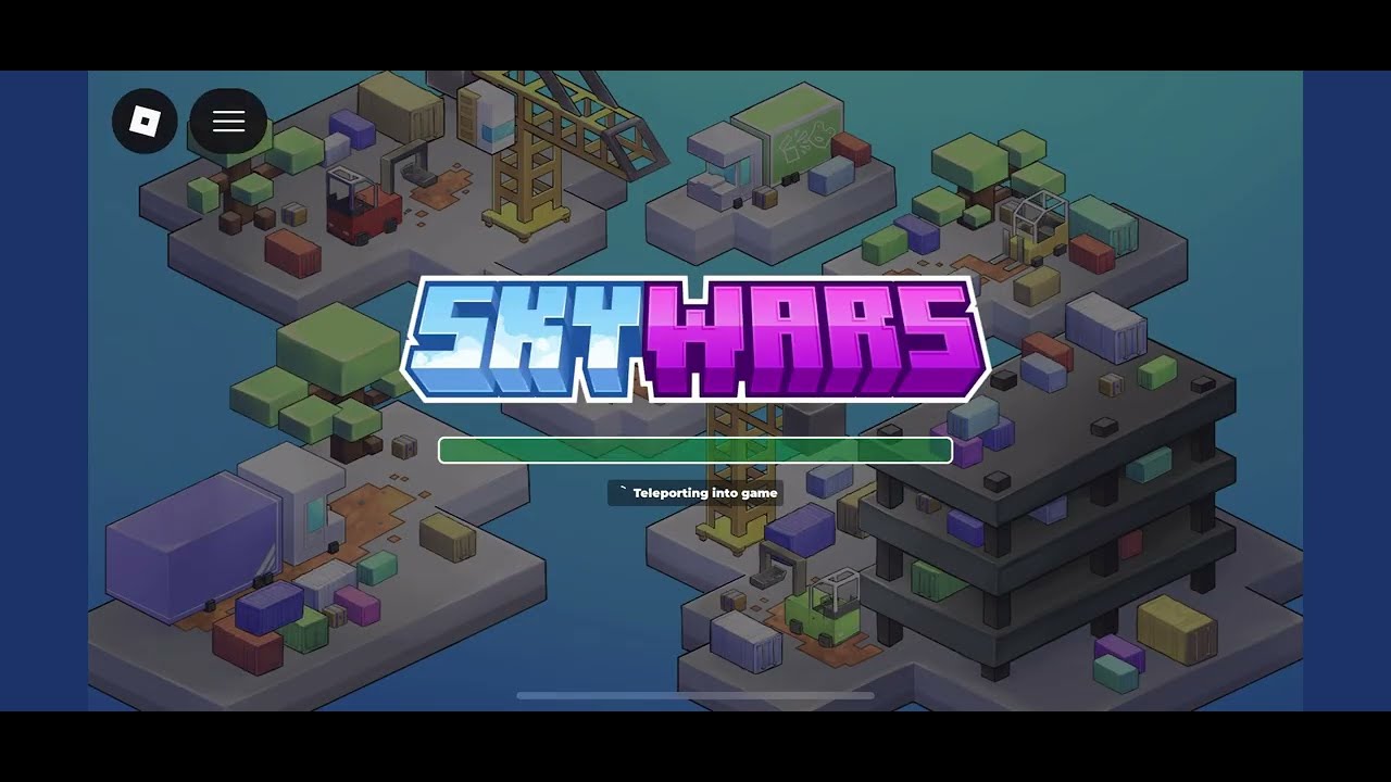 Un poco de skywars Roblox.