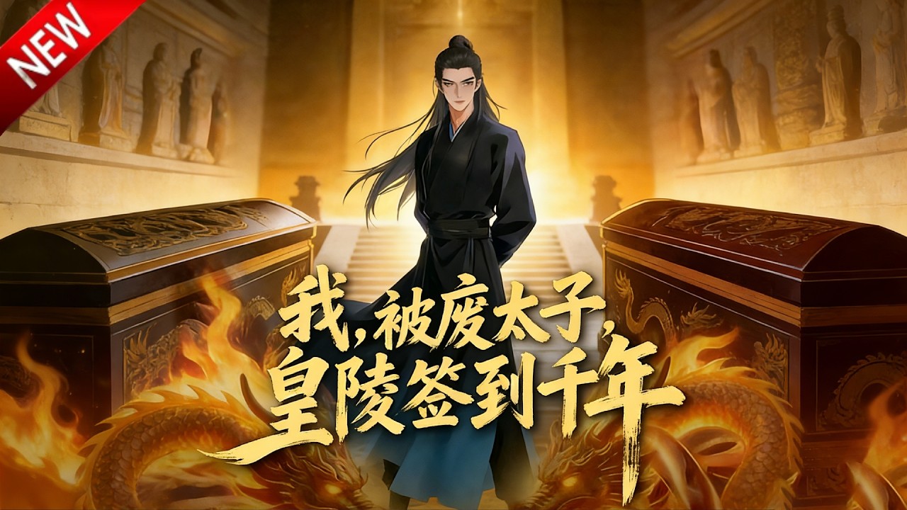 💥【新番上线】废太子秦枫遭贬斥永守太祖皇陵，却意外觉醒神级签到系统，获太古混沌剑体，得大衍天机术，实力一路飙升！《我，被废太子，皇陵签到千年》全集 Multi SUB #热血 #漫剧 #动漫魔女