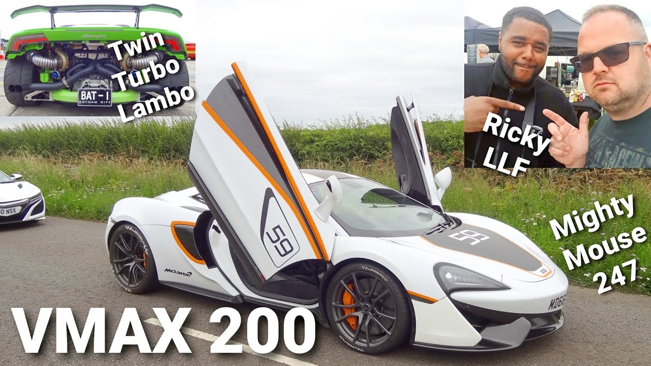 Behind The Scenes - Mighty Mouse McLaren 570S at VMAX 200 | Ricky LLF | 200mph? | Twin Turbo Lambo