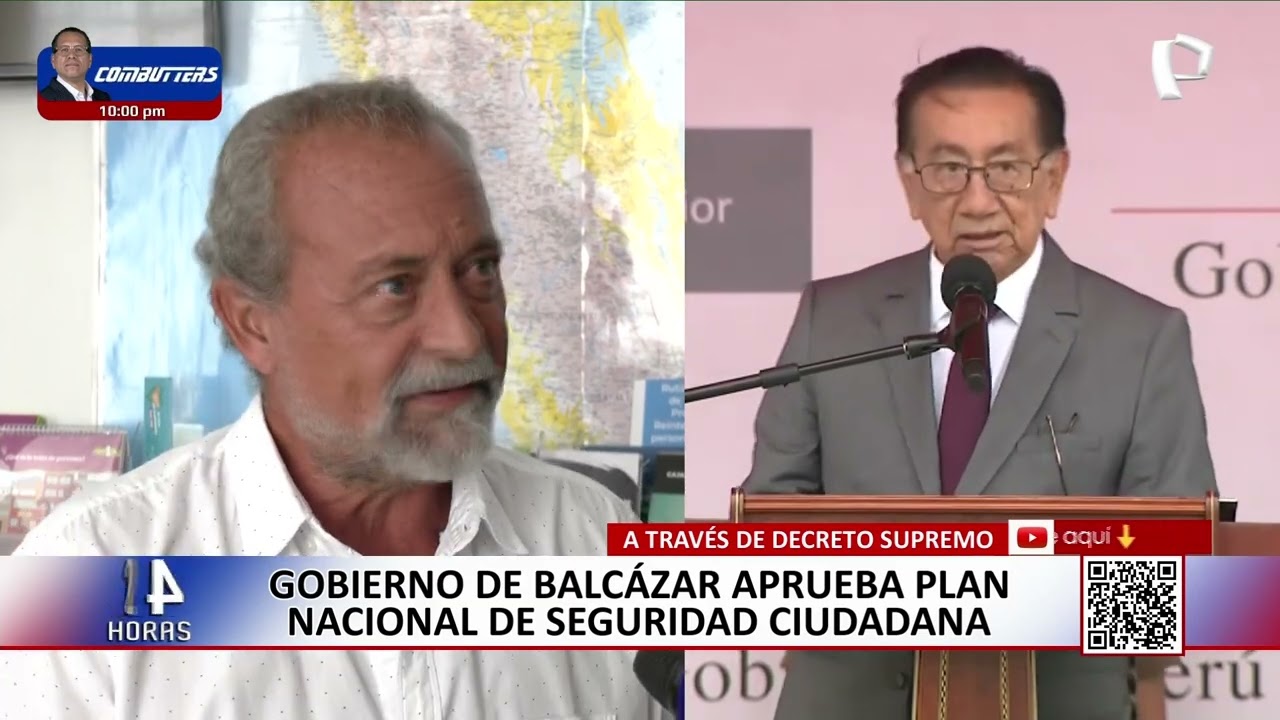 Gobierno aprueba Plan Nacional de Seguridad Ciudadana 2026-2028