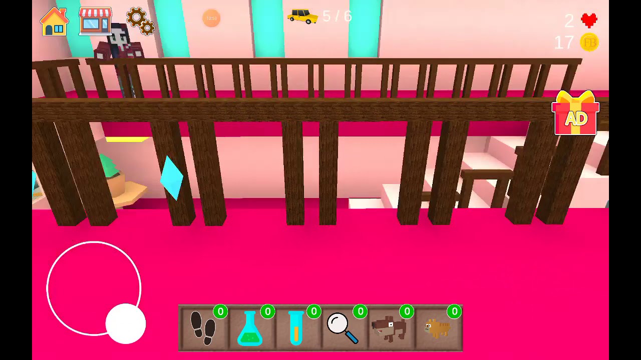 Pink princess house oynadım💖