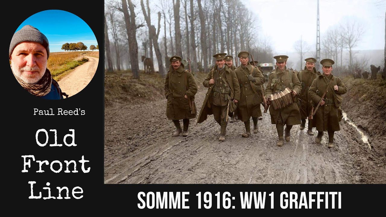 Somme 1916: WW1 Graffiti at Mailly-Maillet