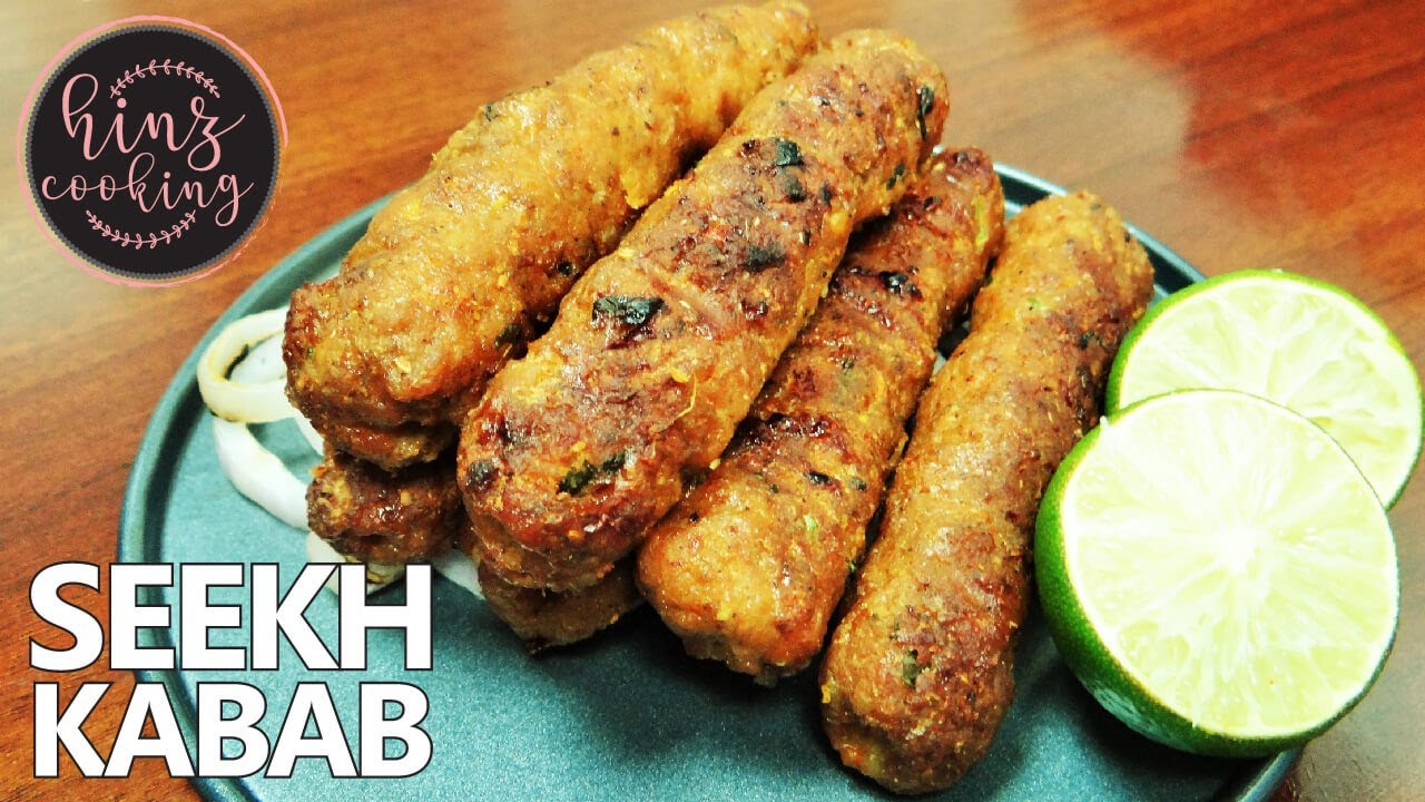 Seekh Kabab Recipe (Pakistani) - Lamb Seekh Kabab by Hinz Cooking