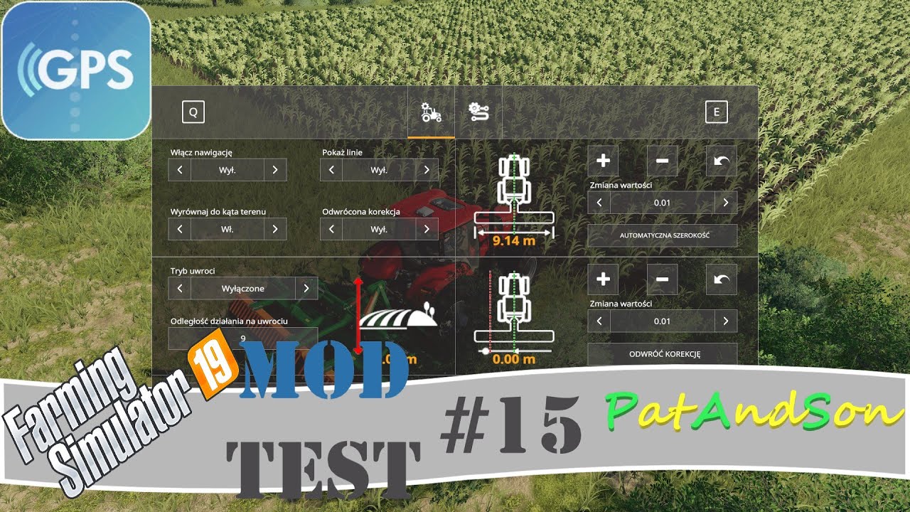 Guidance Steering / Nawigacja GPS. ModTest #15