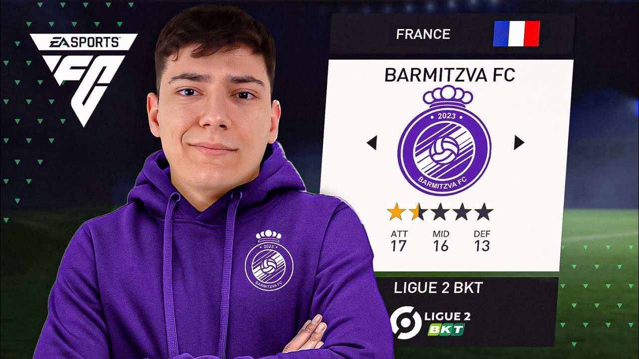 LE DEBUT DU BARMITZVA FC (EP 1) / CARRIERE MANAGER SUR EA FC 24