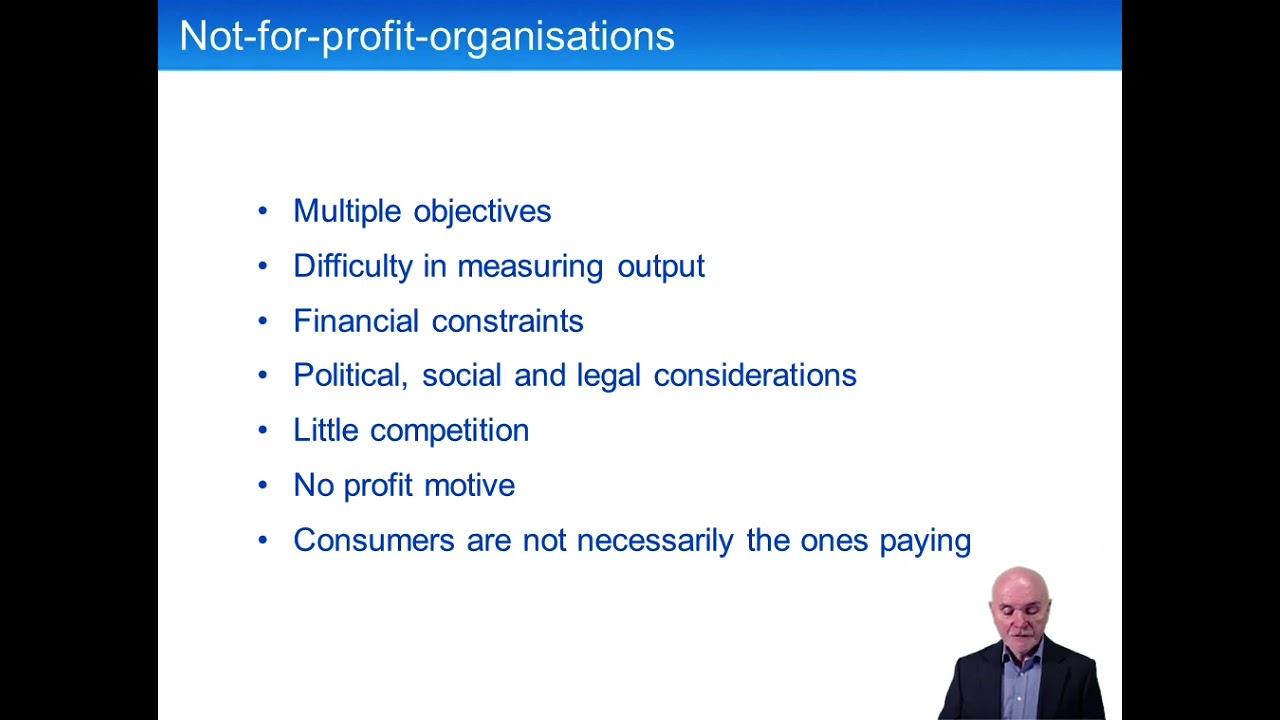 Performance in the Not-For-Profit Sector - ACCA Advanced Performance Management (APM)