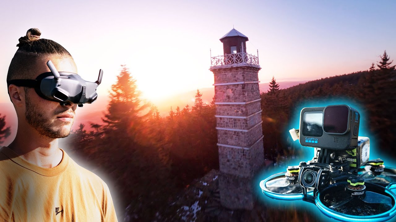 FPV Mission im Abendrot: mit dem Cinebot 30 in den Sonnenuntergang! 😍