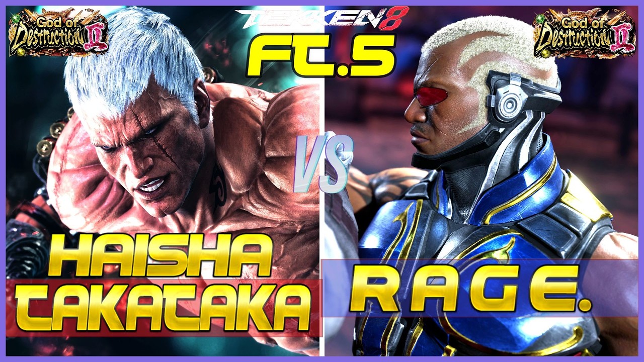 T8 FT5 Set! ▰ TAKATAKA (Bryan) Vs RAGE TEKKEN (Raven) ▰ Tekken 8 High Level Gameplay