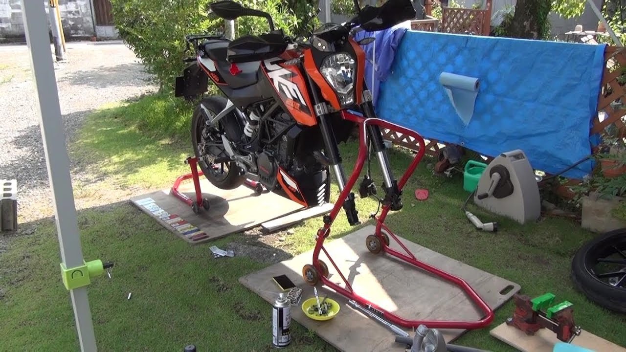 KTM 200duke　Fフォークオイルシール交換