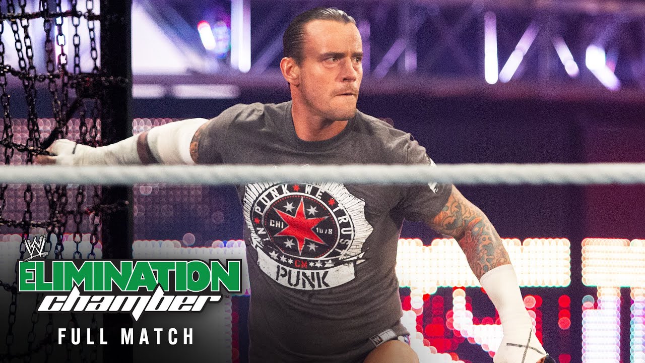 FULL MATCH — CM Punk defends WWE Title inside Elimination Chamber: Elimination Chamber 2012