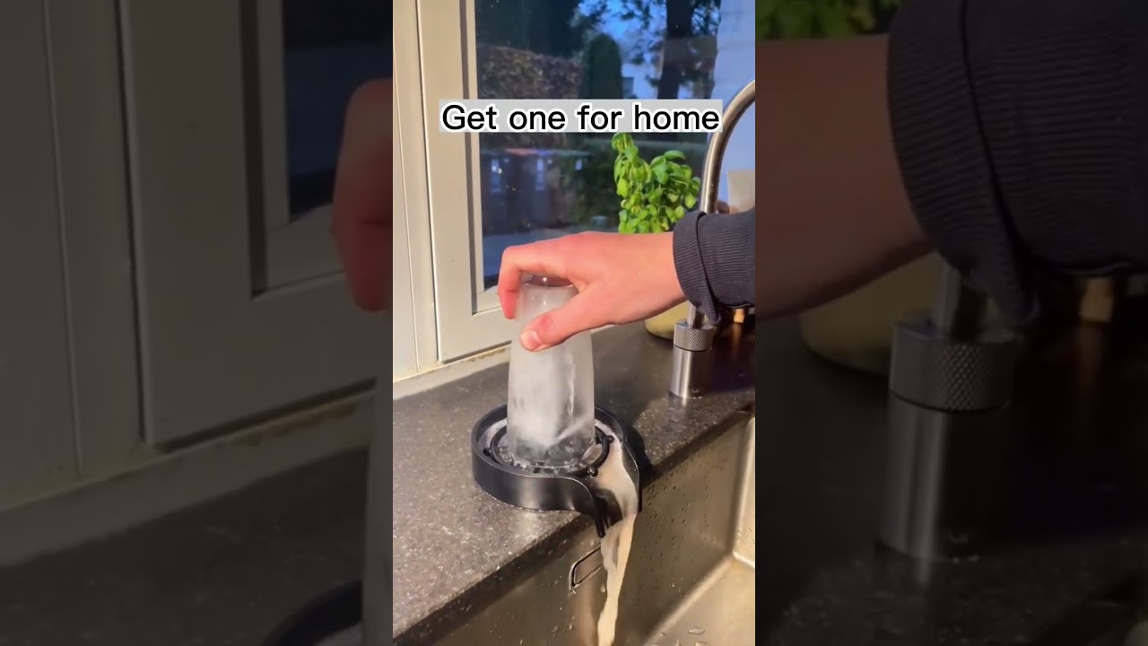 The kitchen sink cup washer can thoroughly rinse the residue in a few seconds #shorts