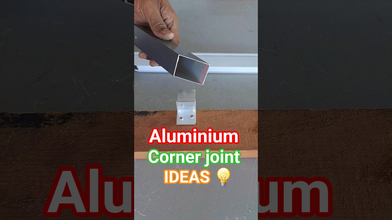 aluminium corner joint ideas #aluminium #aluminiumfabrication #youtubeshorts #youtubevloggers #work