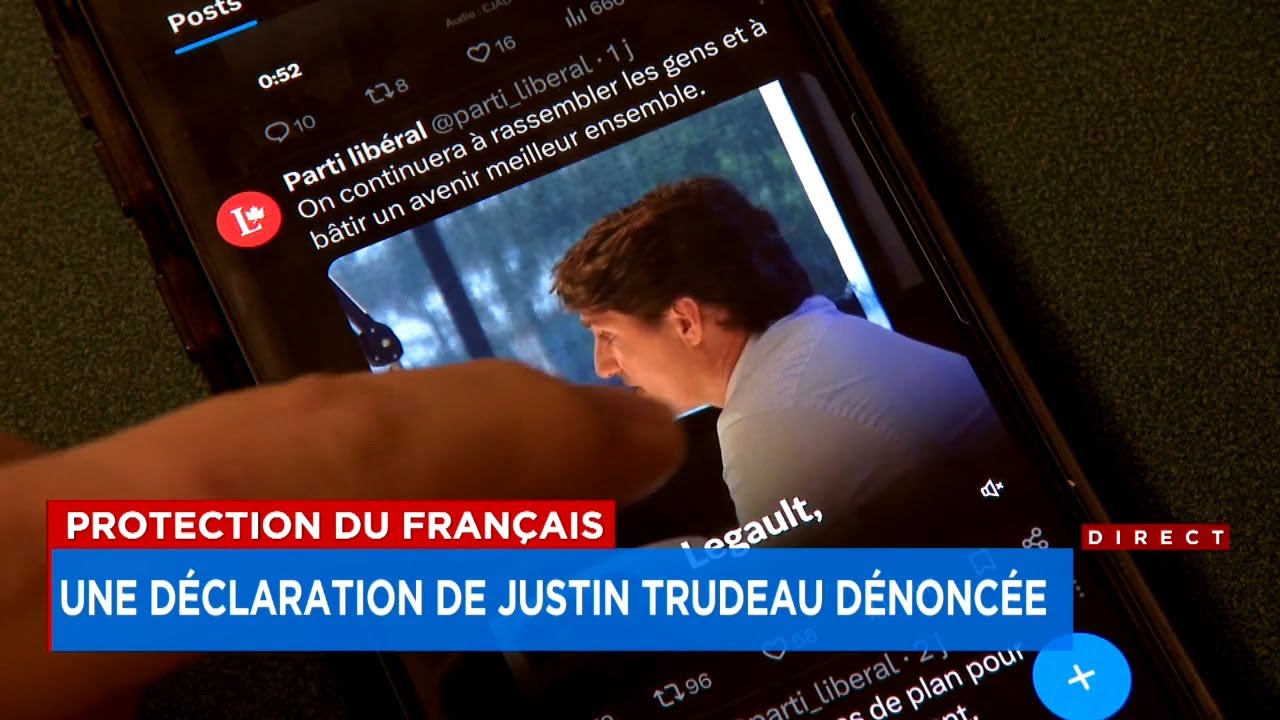 Protection du français: des propos de Justin Trudeau suscitent de vives réactions - Reportage