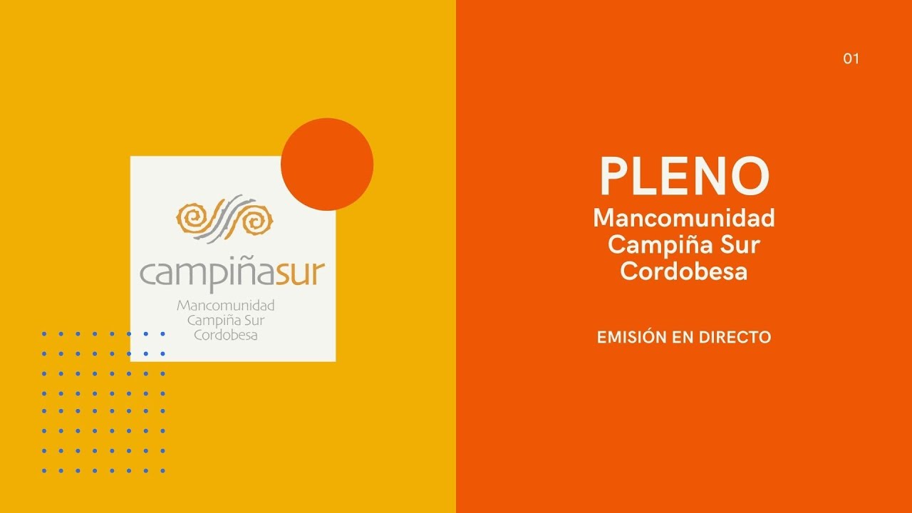 PLENO EXTRAORDINARIO MANCOMUNIDAD DE MUNICIPIOS CAMPIÑA SUR CORDOBESA 26-12-2025