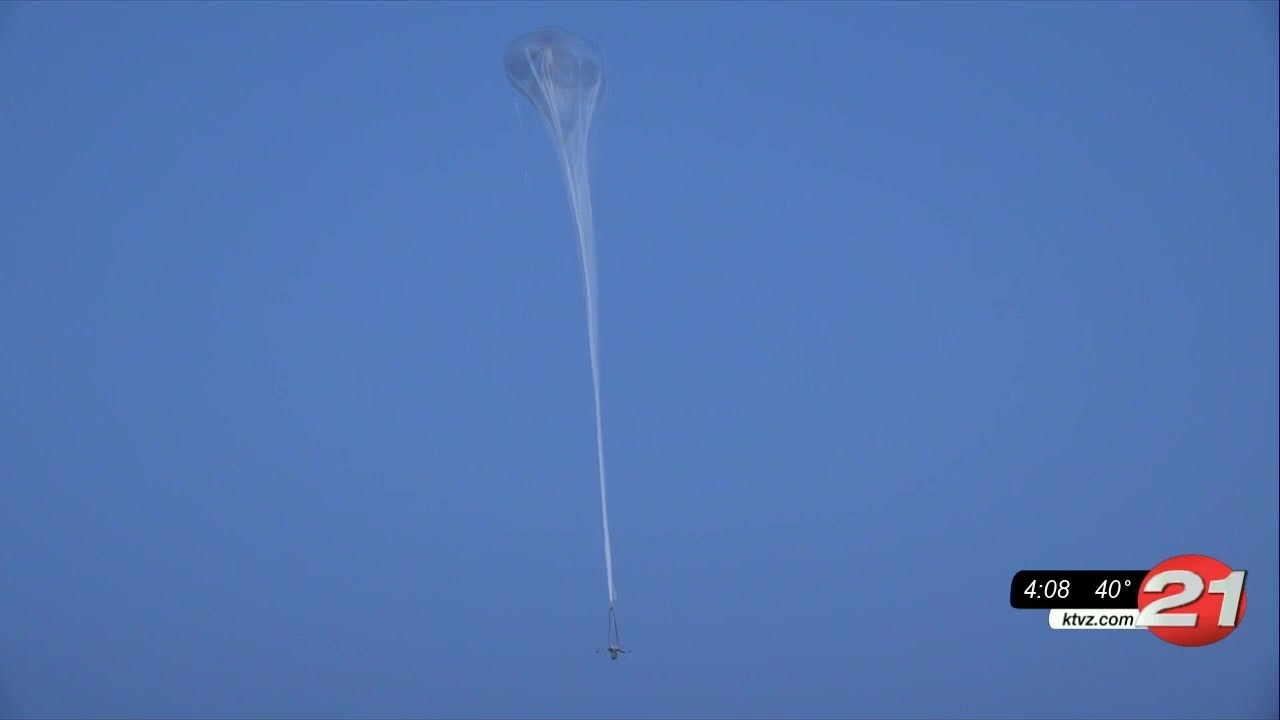High-altitude balloon in NASA test soars aloft from Madras Airport