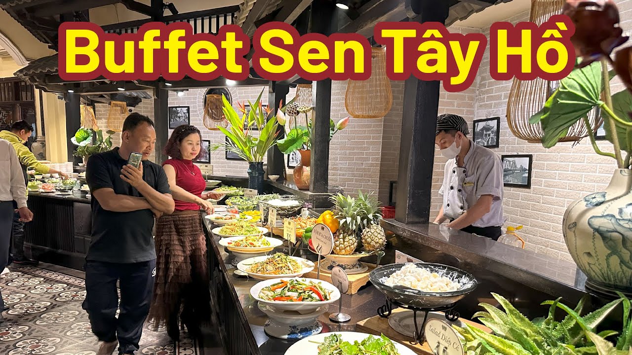Ресторан Sen Tay Ho – шведский стол из 200 фирменных блюд из 3 регионов.
