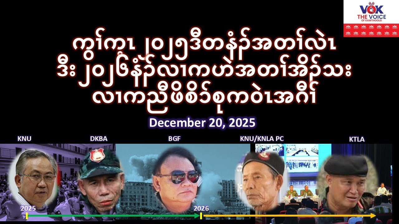 EVALUATING THE SITUATION OF KAREN ARMED ORGANIZATIONS 2025/2026