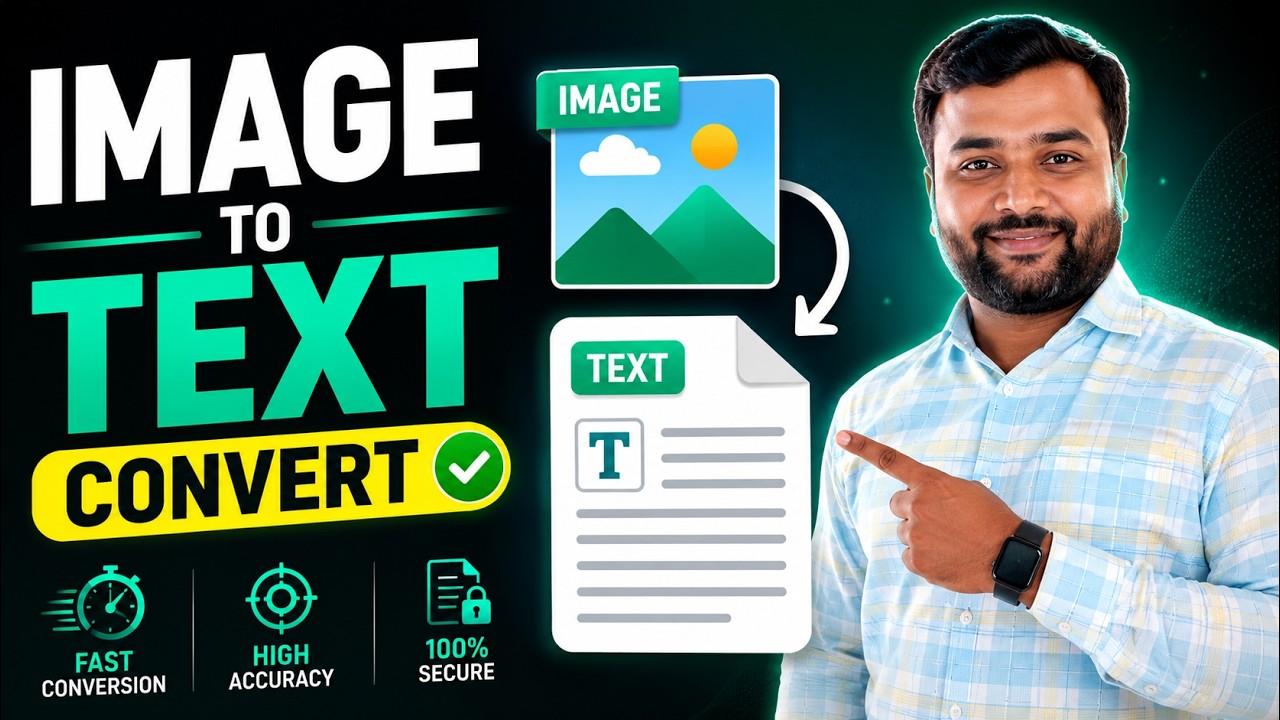 Image To Text Convert Kaise Kare? | 100% Free & Accurate Method