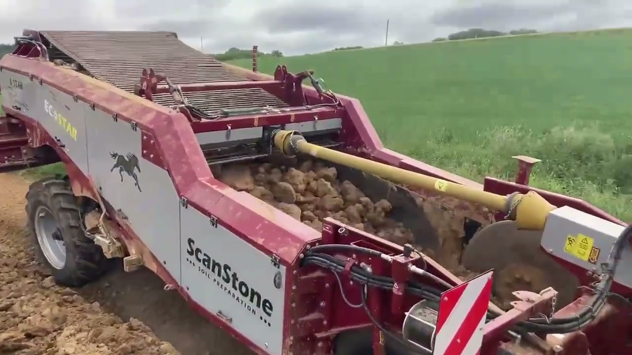 ScanStone EcoStar destoner working in some heavy tough conditions.
