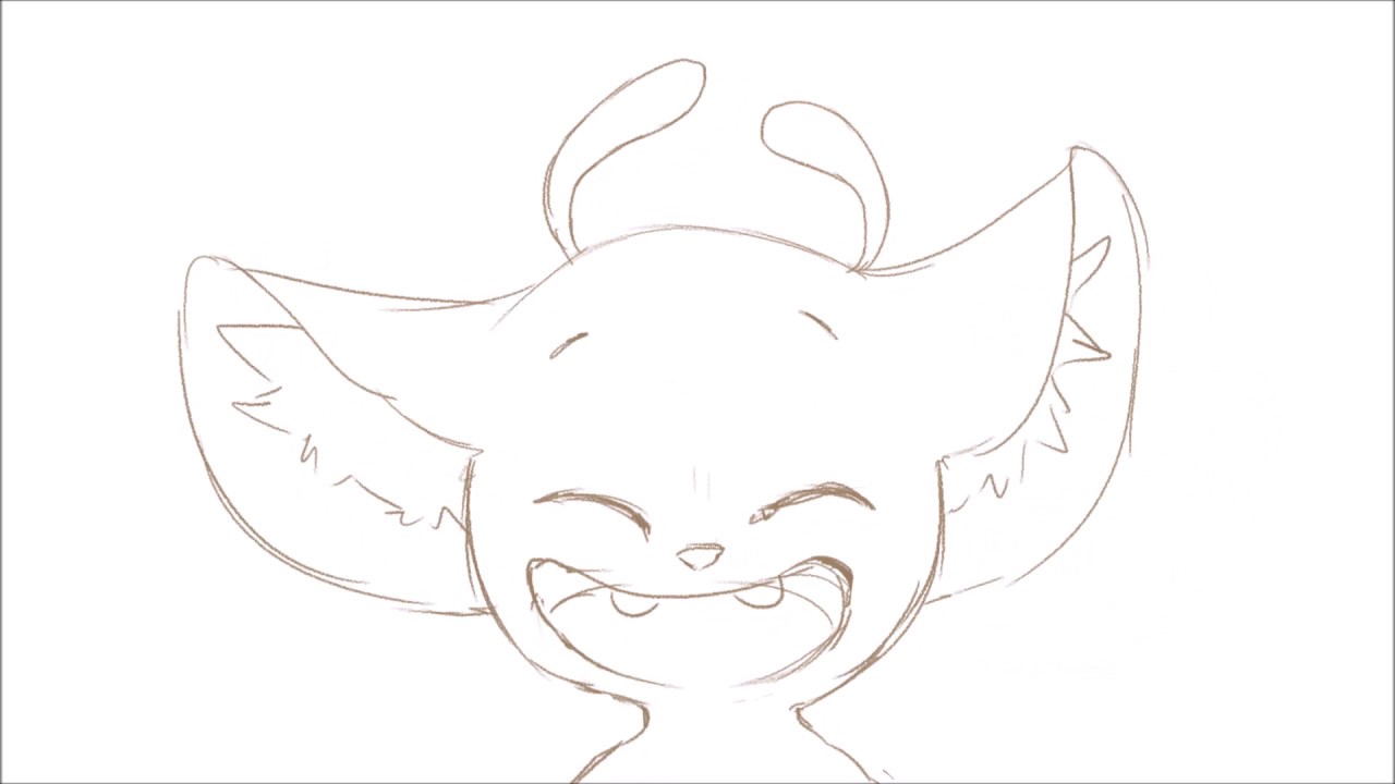 Rough animation test #1 (fire alpaca)
