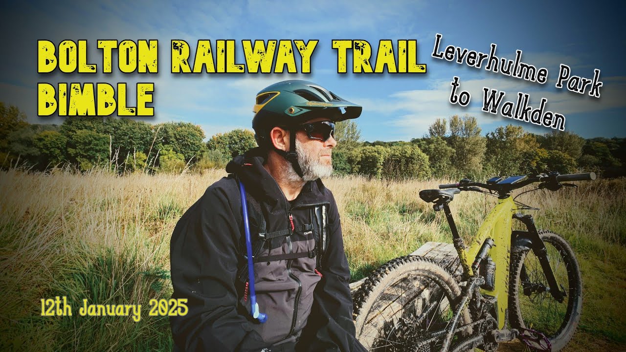 Trail Ride - Bolton's Railway Trails - Leverhulme to Walkden - 12 Jan 2025