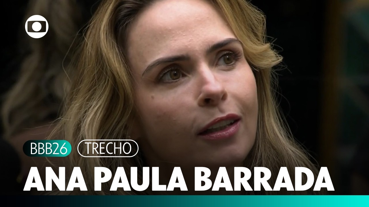 Ana Paula foi barrada da festa pelo L&iacute;der Alberto Cowboy! | BBB 26 | TV Globo