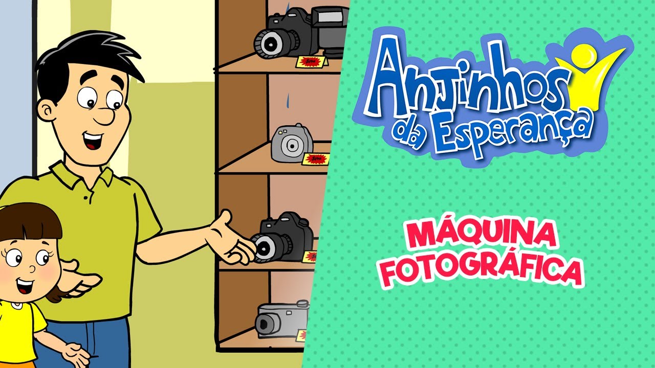 Máquina fotográfica - Anjinhos da Esperança