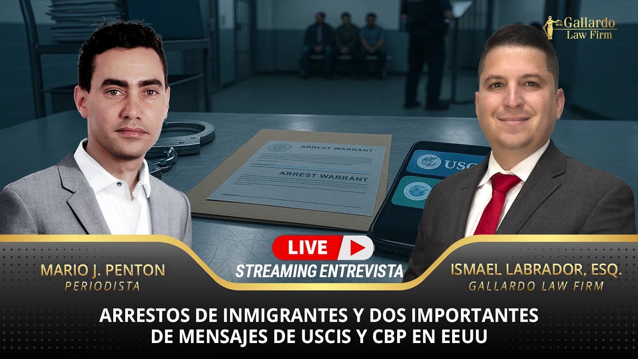 Arrestos de inmigrantes y dos importantes de mensajes de USCIS y CBP en EEUU