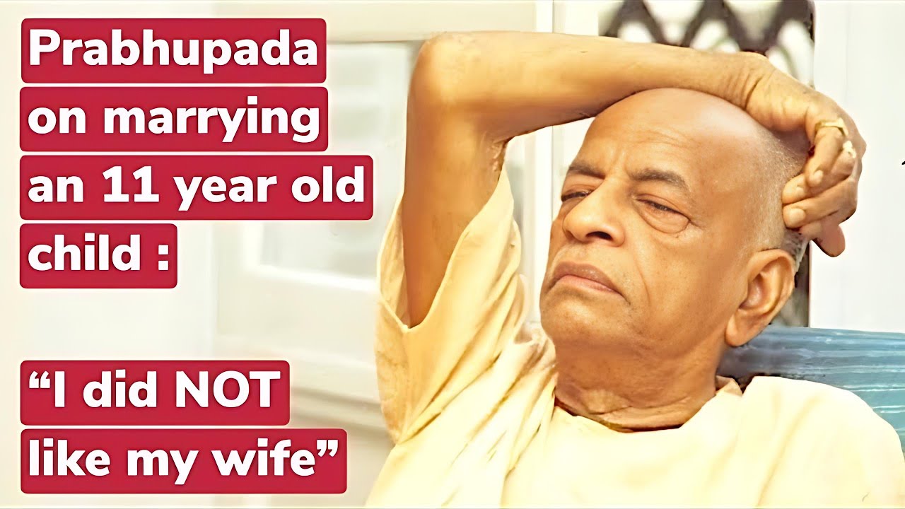 Srila Prabhupada Chⅰld Marriage (Horrifying)