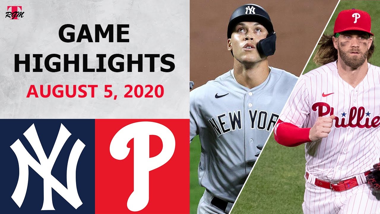New York Yankees vs. Philadelphia Phillies Highlights | August 5, 2020 (Game 1)