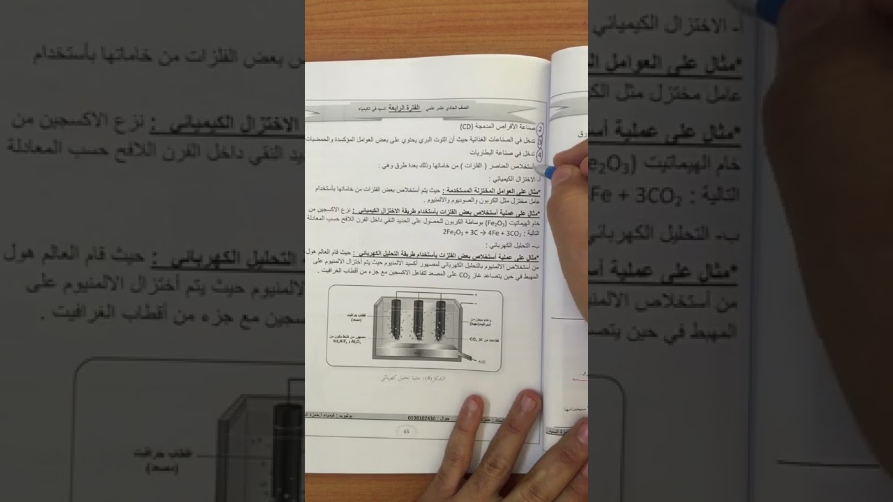 الحصة 8: تطبيقات عملية على التأكسد والاختزال