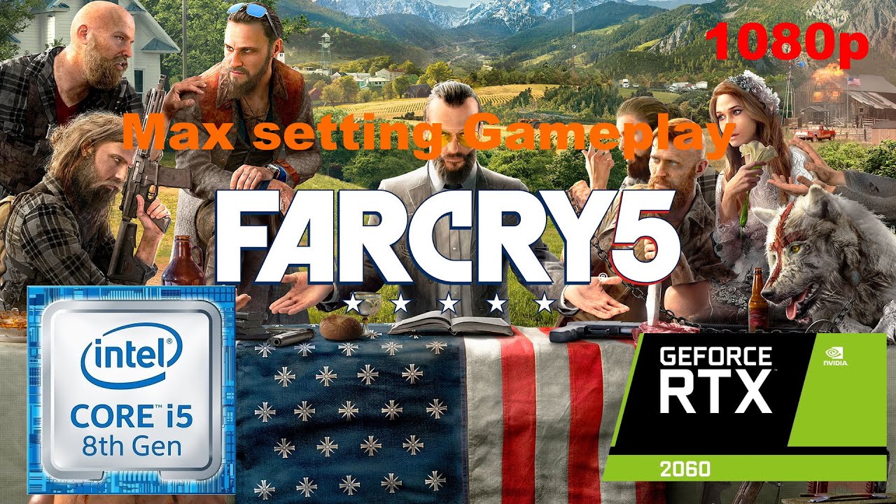 Far Cry 5 Max setting i5 8400 RTX 2060 Laptop Gameplay