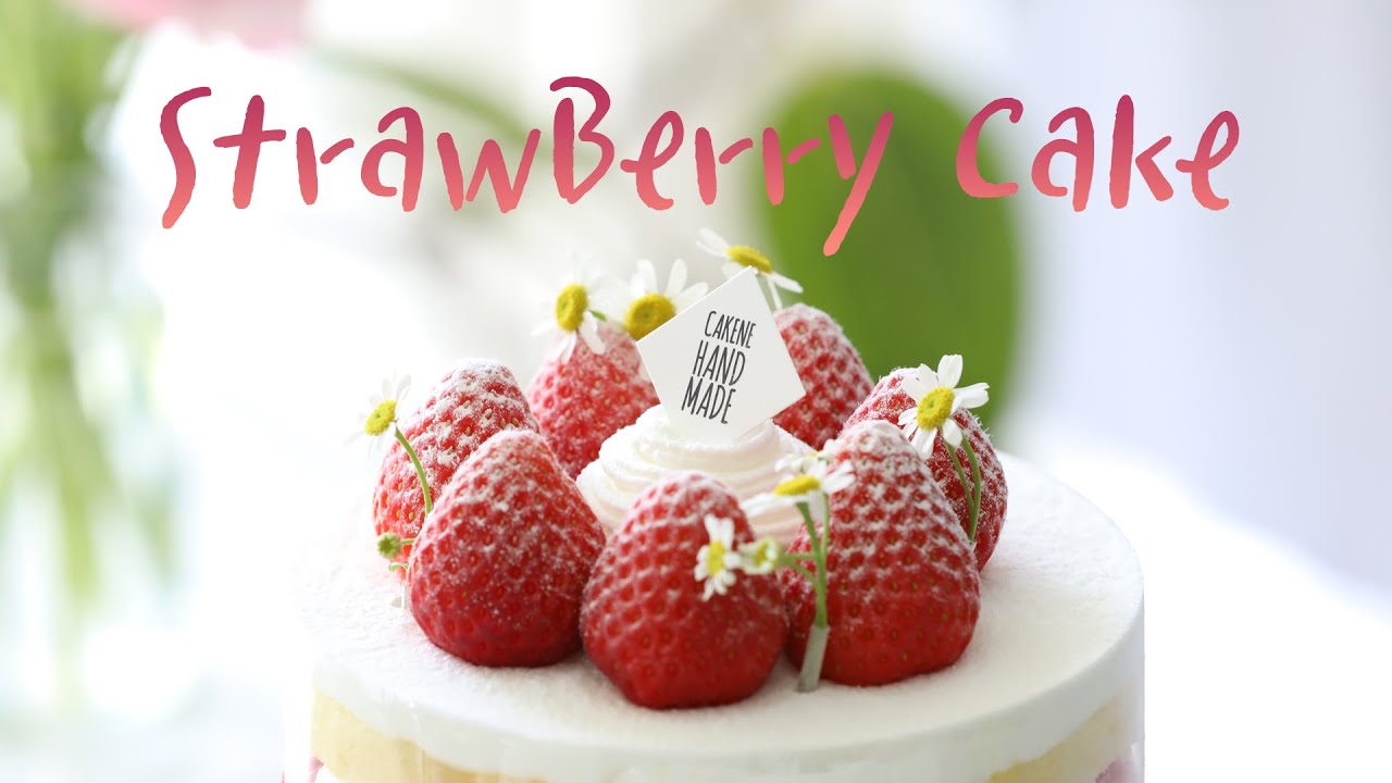 딸기케이크 만들기/strawberry cake/how to make strawberry cake/