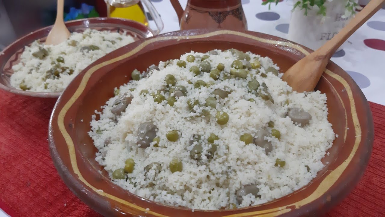 اسماء الكسكس الجزائري المختلفة مع وصفة المسفوف السريعة  mesfouf avec les noms du couscous algérien