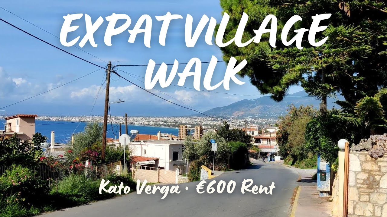 Expat Village Walk: Paralia Verga in 4K | Kalamata Greece 2025