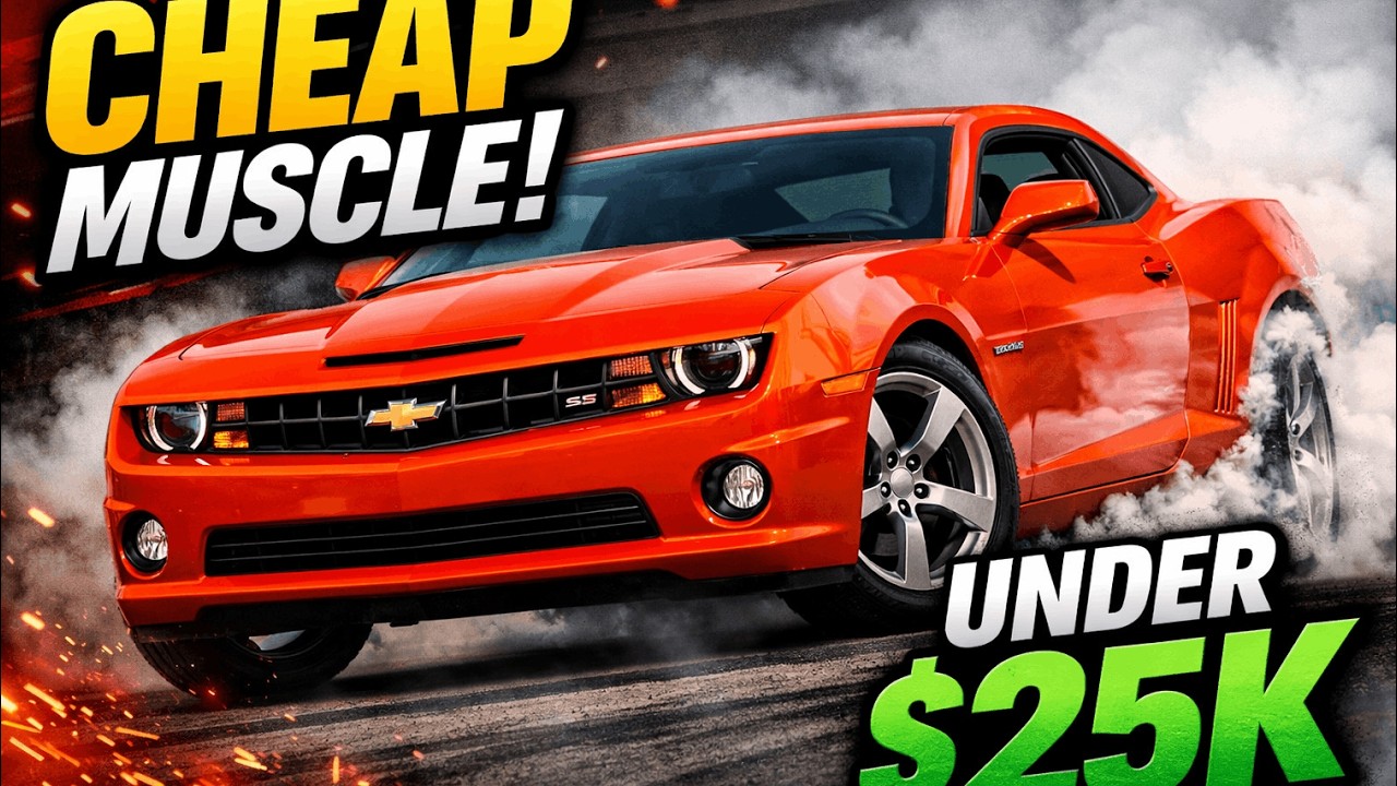 Top 6 American Muscle Cars under 25k!