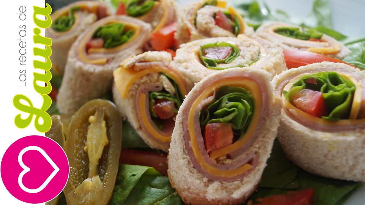 Sandwich de Rollito ♥ Botanas para el Mundial ♥ Sandwich Rollups