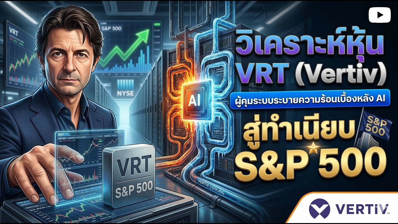 วิเคราะห์หุ้น VRT (Vertiv) ผู้คุมระบบระบายความร้อนเบื้องหลัง AI สู่ทำเนียบ S&P 500