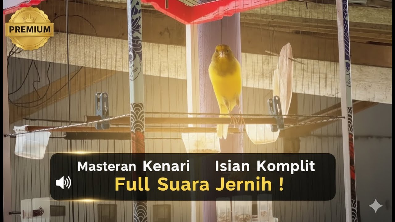 Masteran Kenari Isian Komplit Full Suara Jernih !